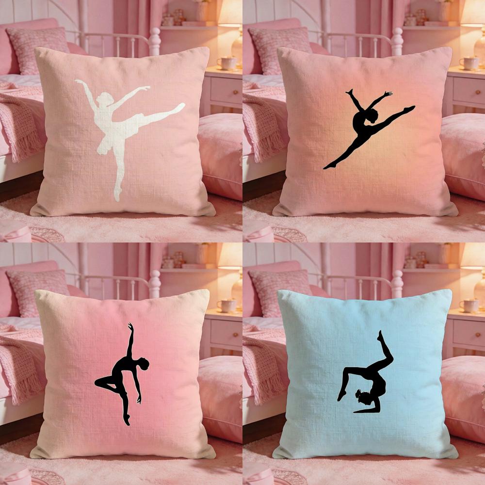 Interior Design Um - Capa de almofada Pattern-dance stepsS Premium