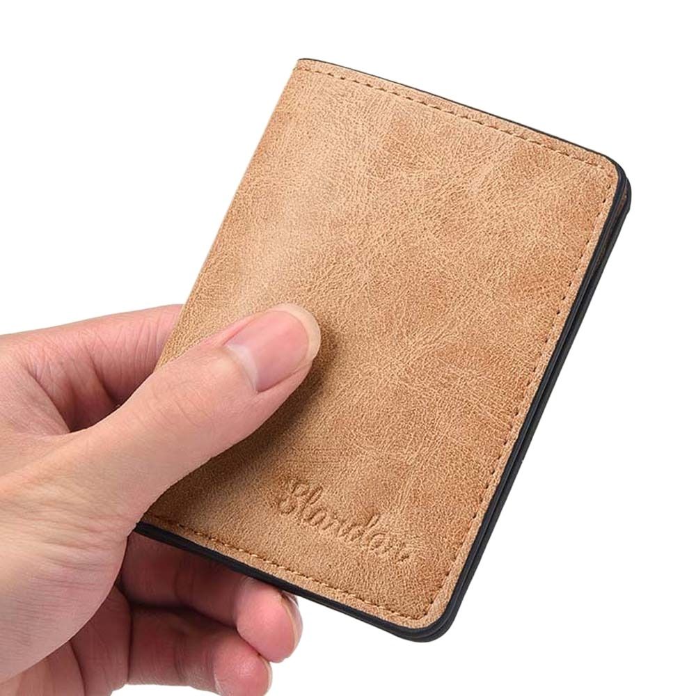 Interior Design Id - Carteira Masculina de Couro PU Preta