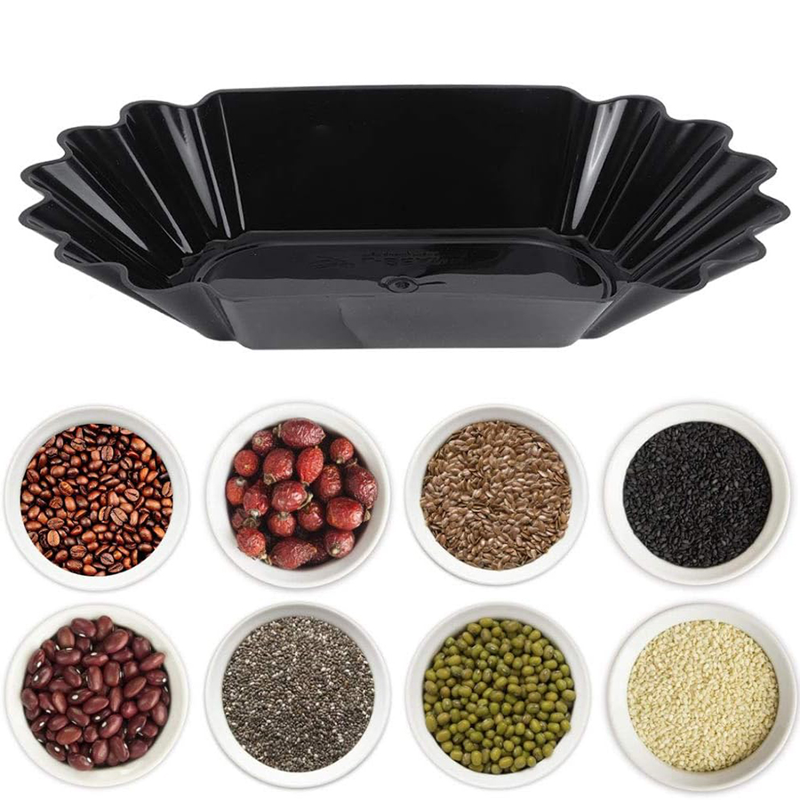 Travertine Tray Oval - Bandeja de amostras de grãos de