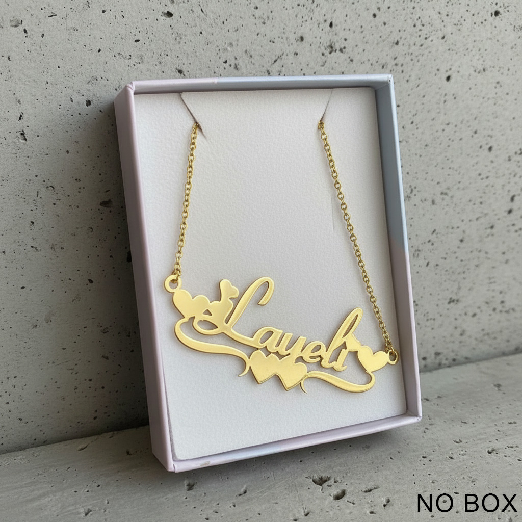 Interior Design Names - Colar Personalizado com Nome em Aço