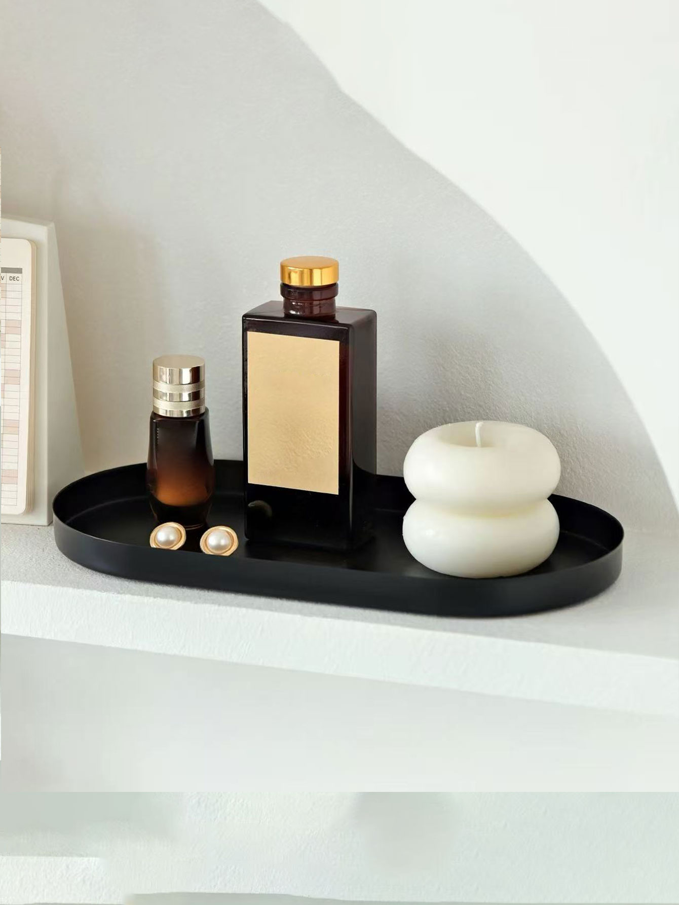 Bandeja oval de aço inoxidável - Travertine Tray Oval avaliação e preço
