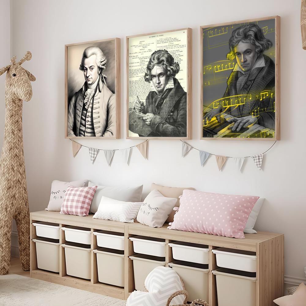Música clássica m-ozart cartaz - Interior Design Studio avaliação e preço