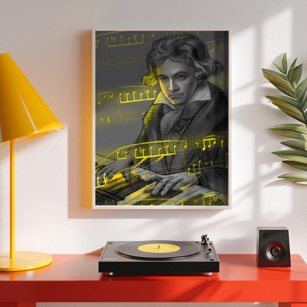 Música clássica m-ozart cartaz - Interior Design Studio avaliação e preço