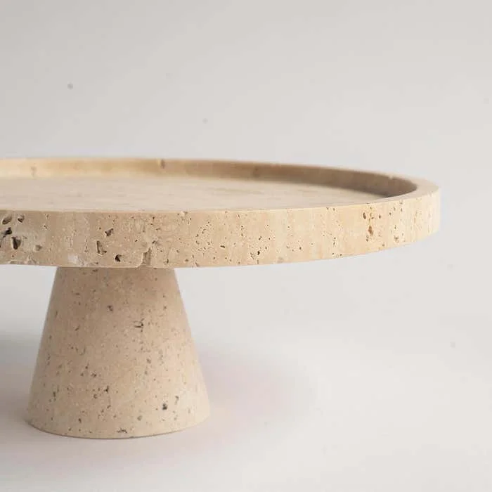 Suporte de decoração de mármor - Travertine Tray Oval avaliação e preço