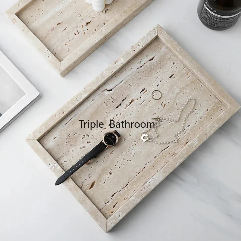 Pedra de caverna natural supri - Travertine Tray Oval avaliação e preço