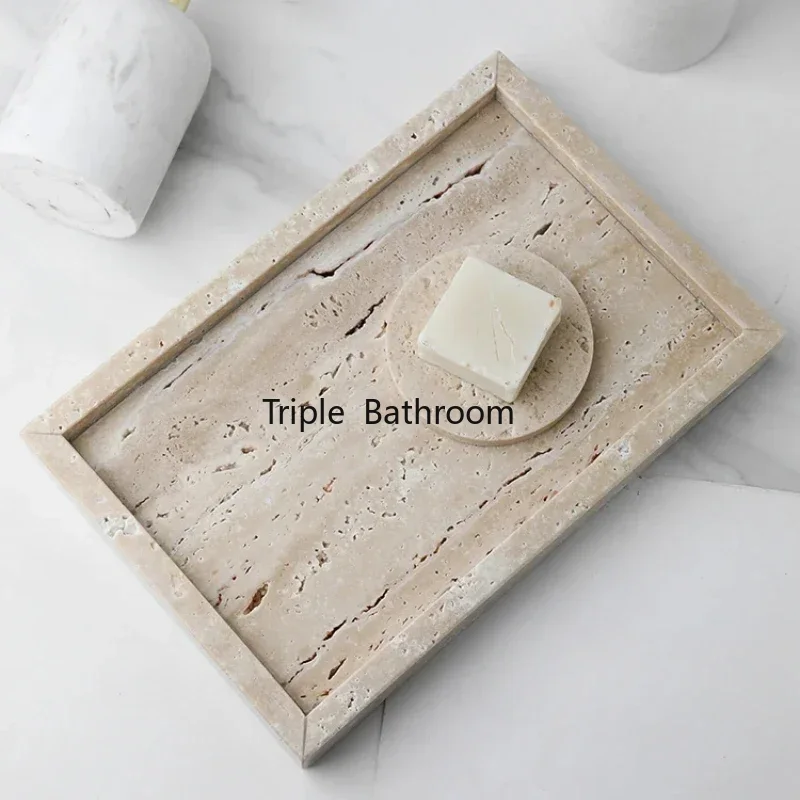 Pedra de caverna natural supri - Travertine Tray Oval avaliação e preço