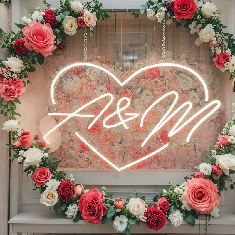 Iniciais personalizadas coraçã - Interior Design Names avaliação e preço