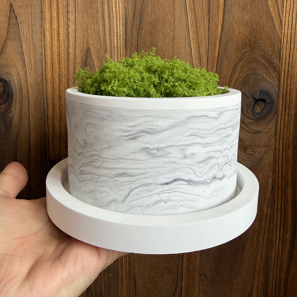 Conjunto de Moldes de Silicone - Terrazzo Pot Cement avaliação e preço