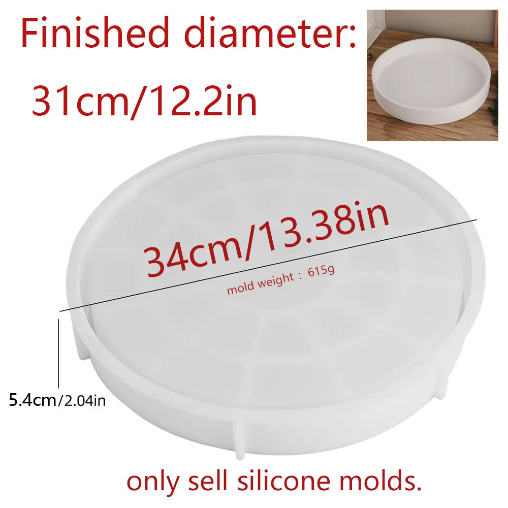 31cm redondo cimento vaso de f - Terrazzo Pot Cement avaliação e preço