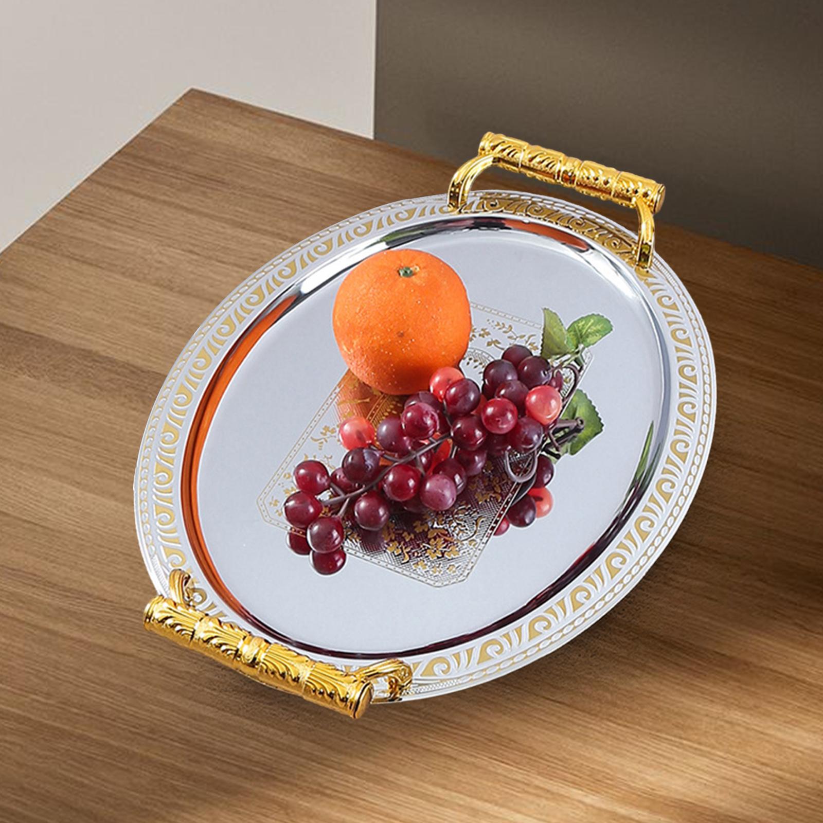 Multi Funcional Aço Inoxidável - Travertine Tray Oval avaliação e preço