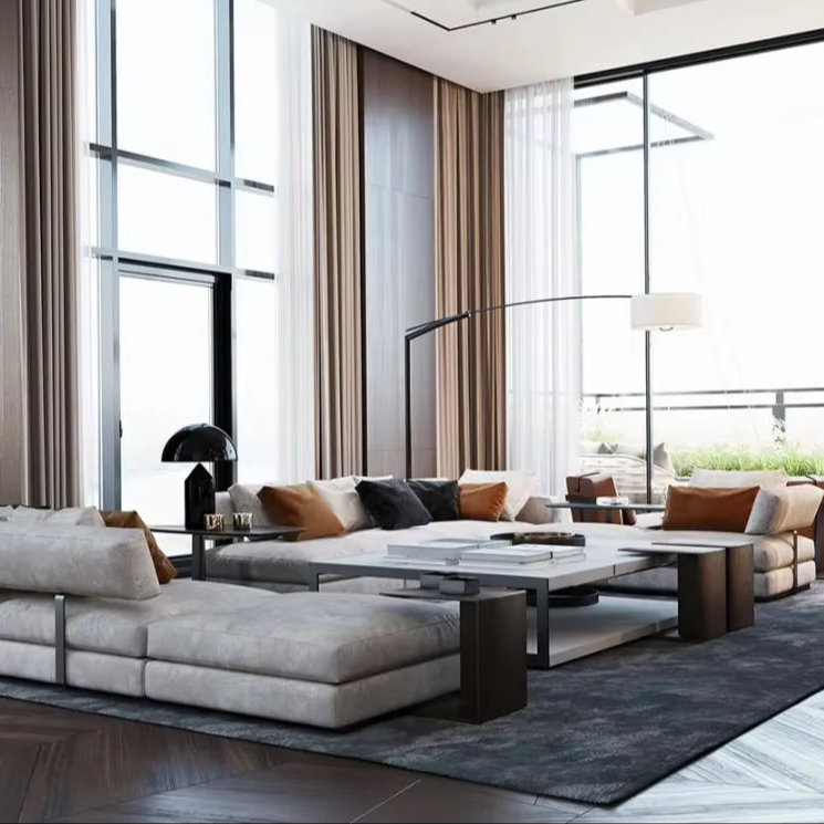 Sanhai super luxuoso mansão se - Interior Design Layout avaliação e preço