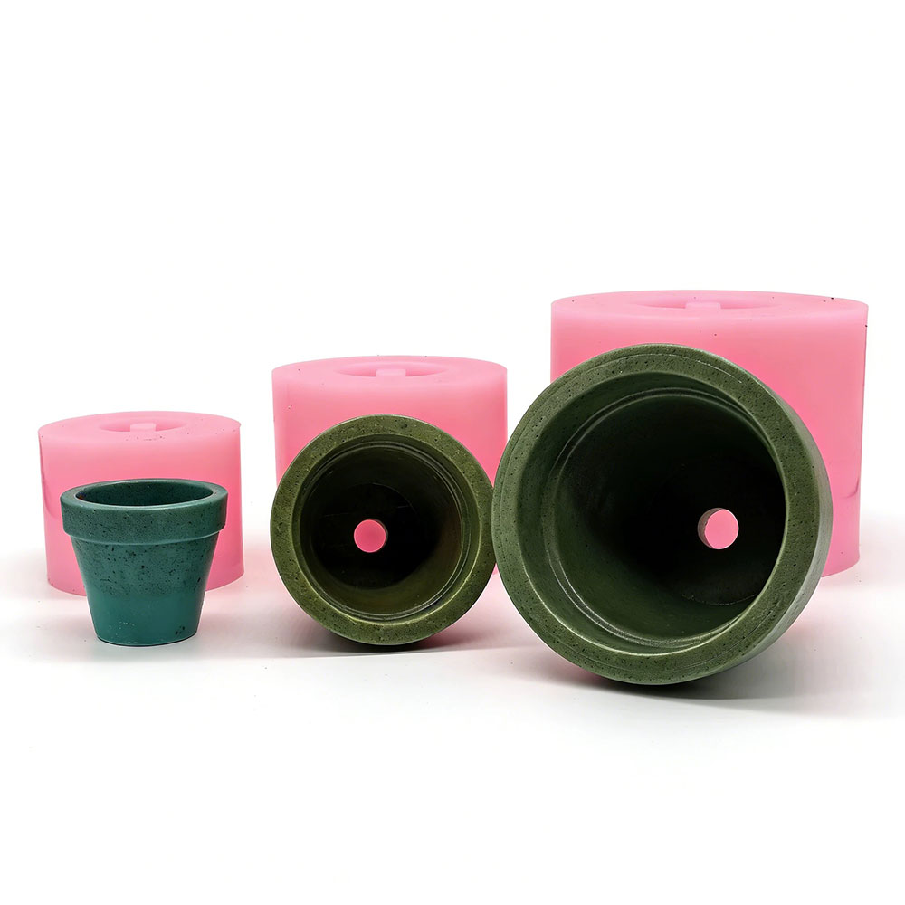 Conjunto de Moldes de Silicone - Terrazzo Pot Cement avaliação e preço