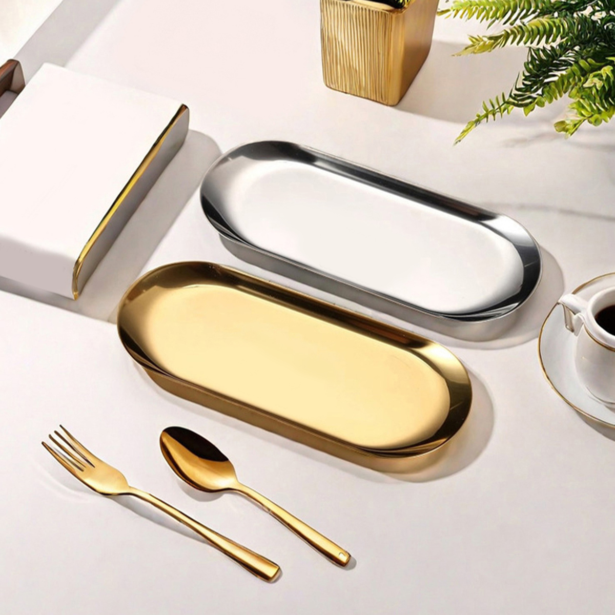 WORTHBUY Estilo Nórdico Oval S - Travertine Tray Oval avaliação e preço