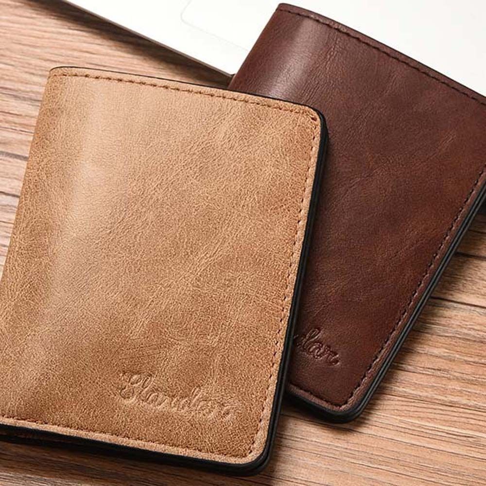 Carteira Masculina de Couro PU - Interior Design Id avaliação e preço