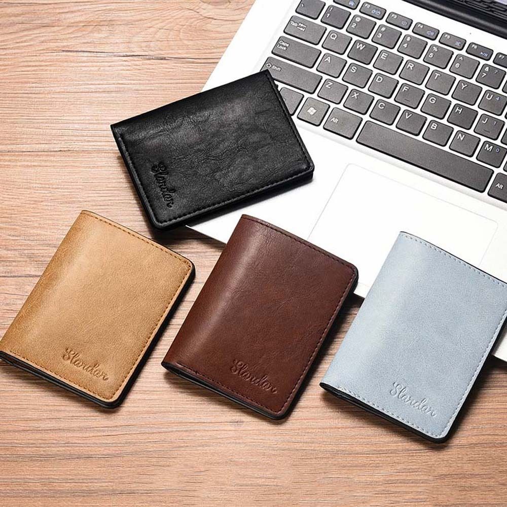 Carteira Masculina de Couro PU - Interior Design Id avaliação e preço