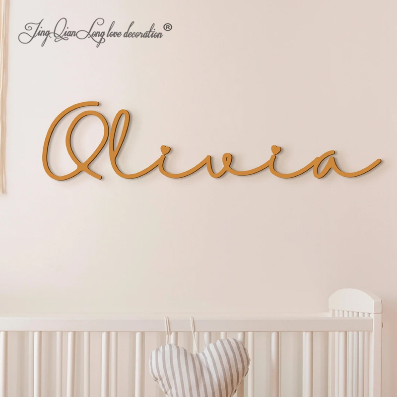 Placa de Nome de Bebê em Madei - Interior Design Names avaliação e preço