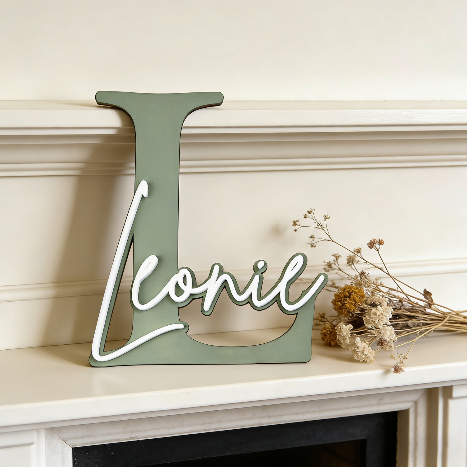 Placa Decorativa de Nome em Ma - Interior Design Names avaliação e preço
